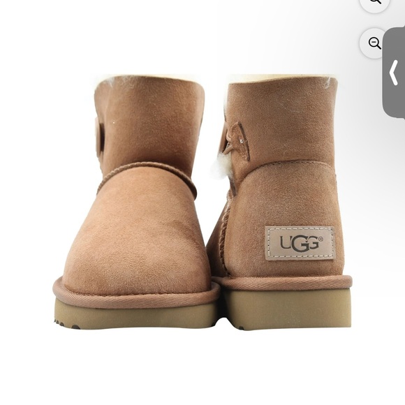 UGG Womens Bailey Button II Boot Chestnut - Picture 6 of 13